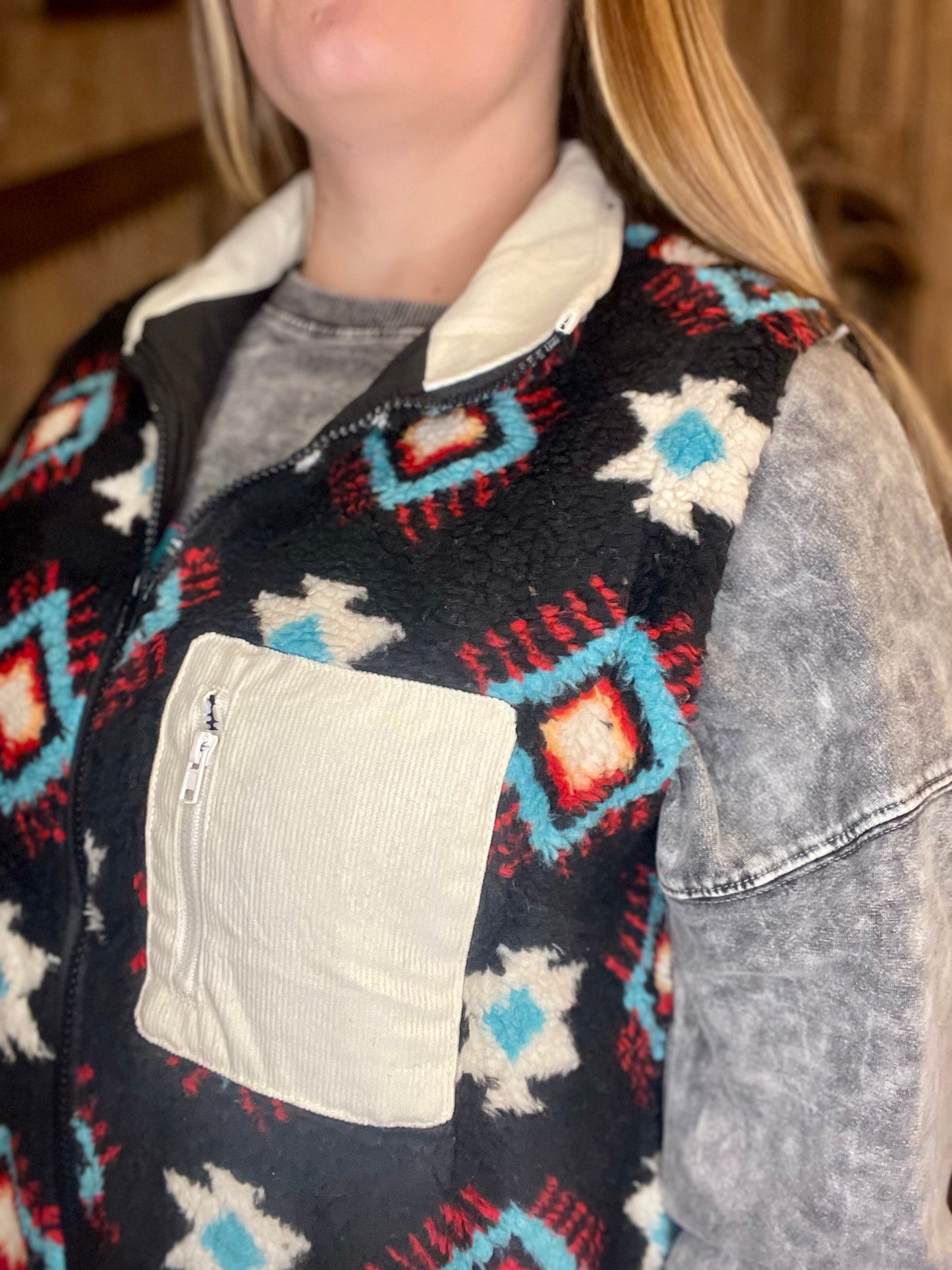 Kallie Mae’s Western Aztec Vest - SALE