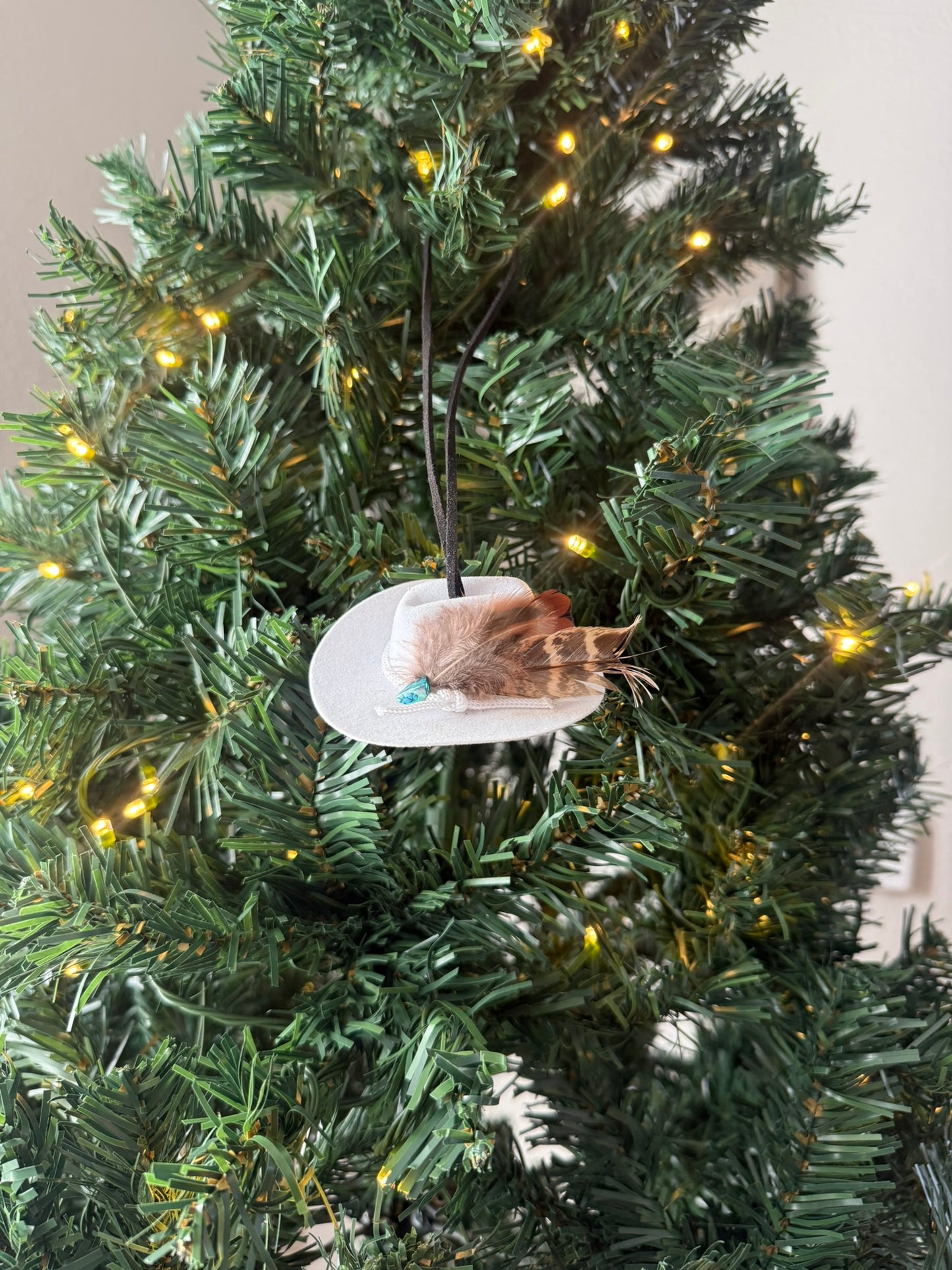 Mini Western Cowboy Hat Ornament