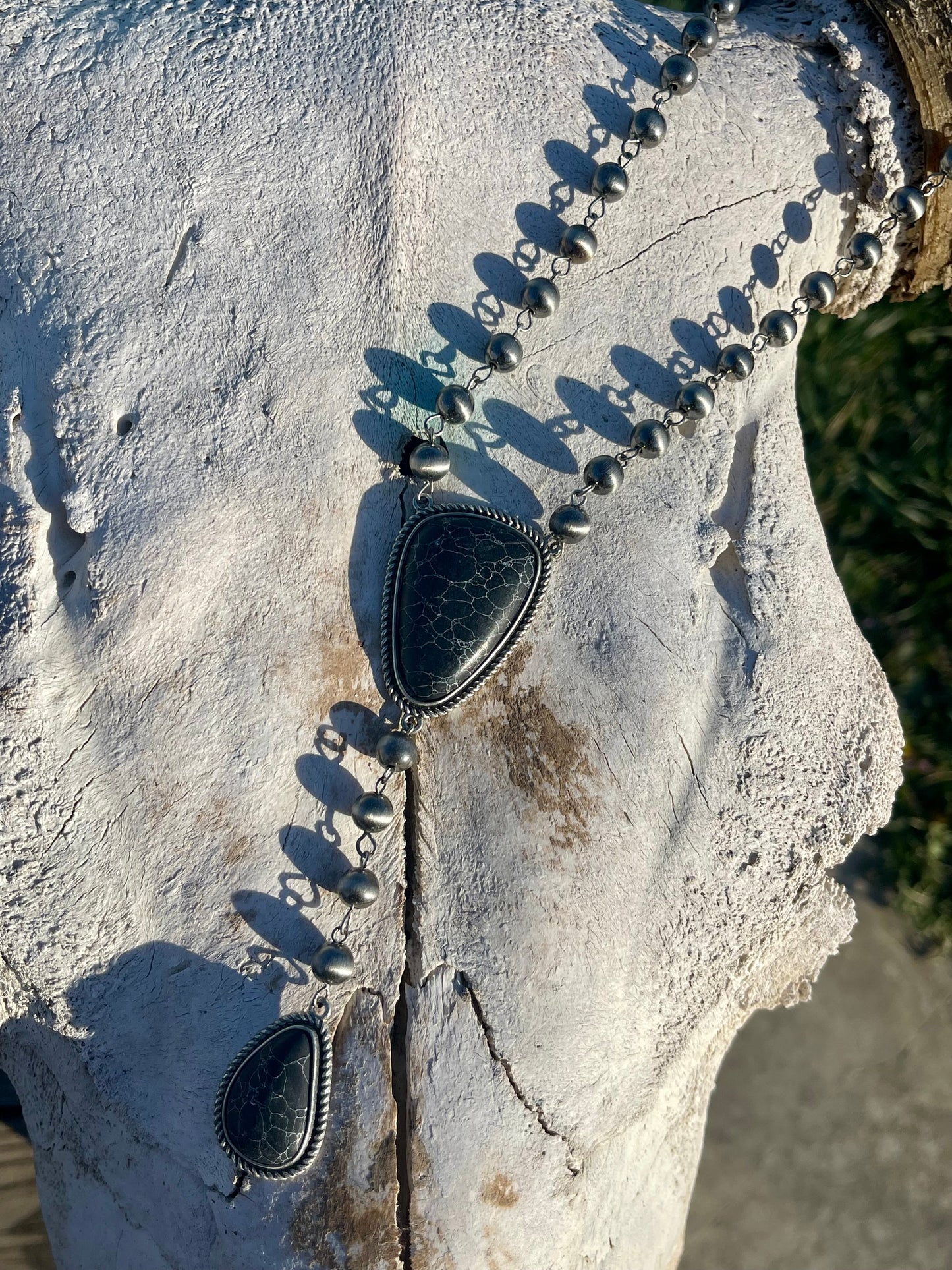 CHARLIE DANIEL DROP NECKLACE - SALE