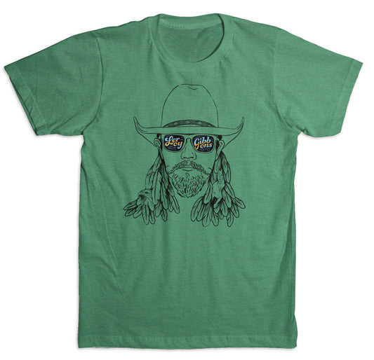 Leroy Portrait Green T