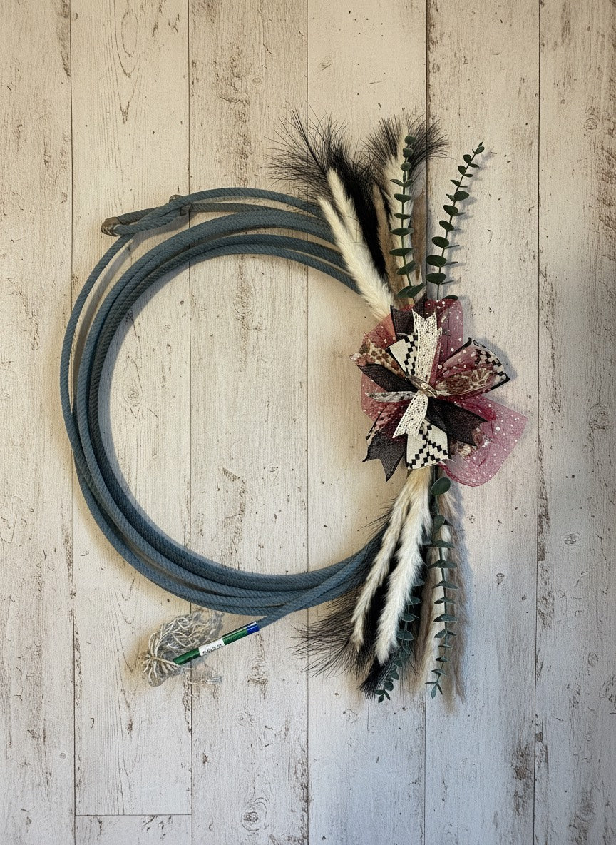 Western Lariat Rope Wreath