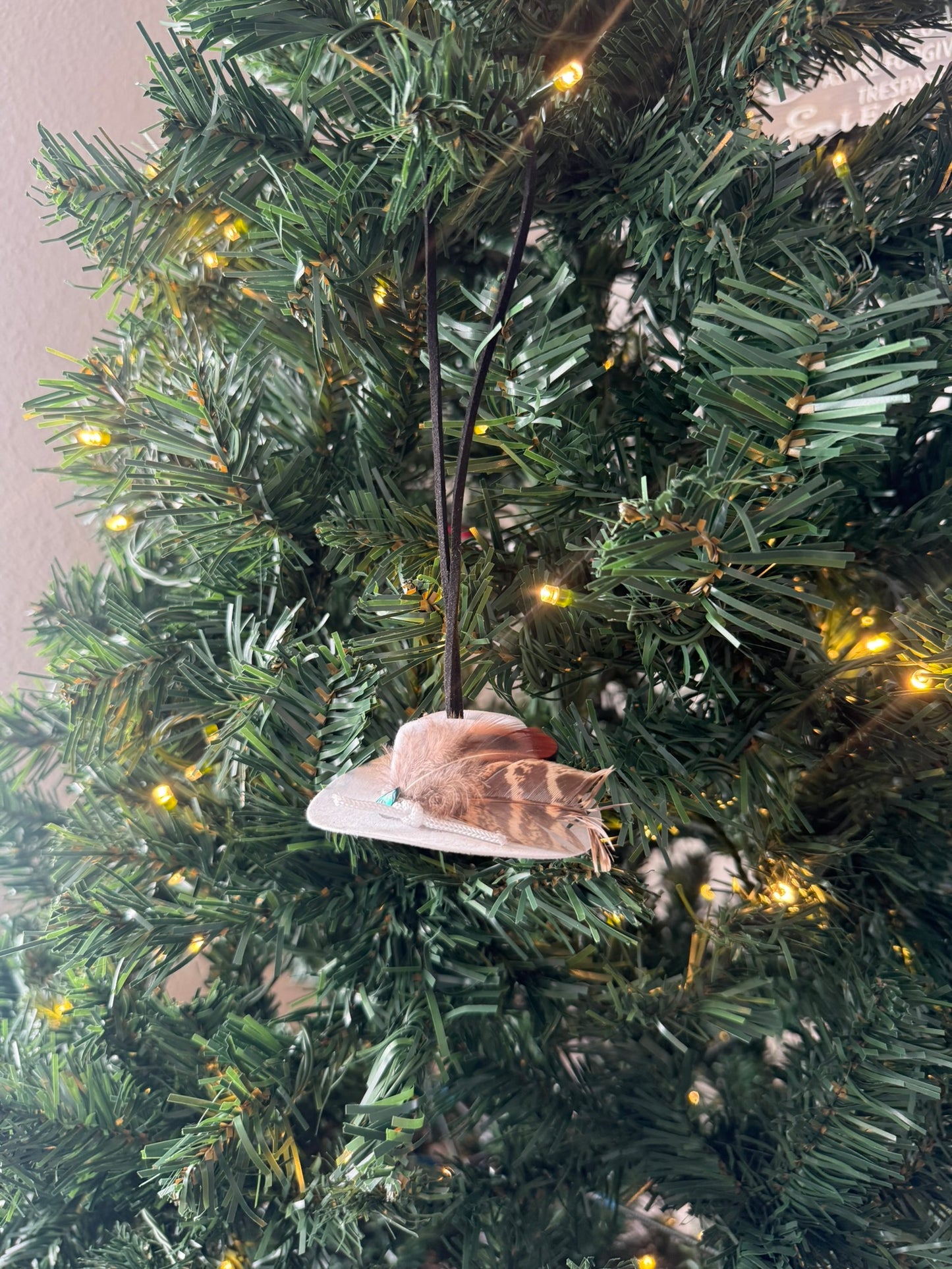 Mini Western Cowboy Hat Ornament