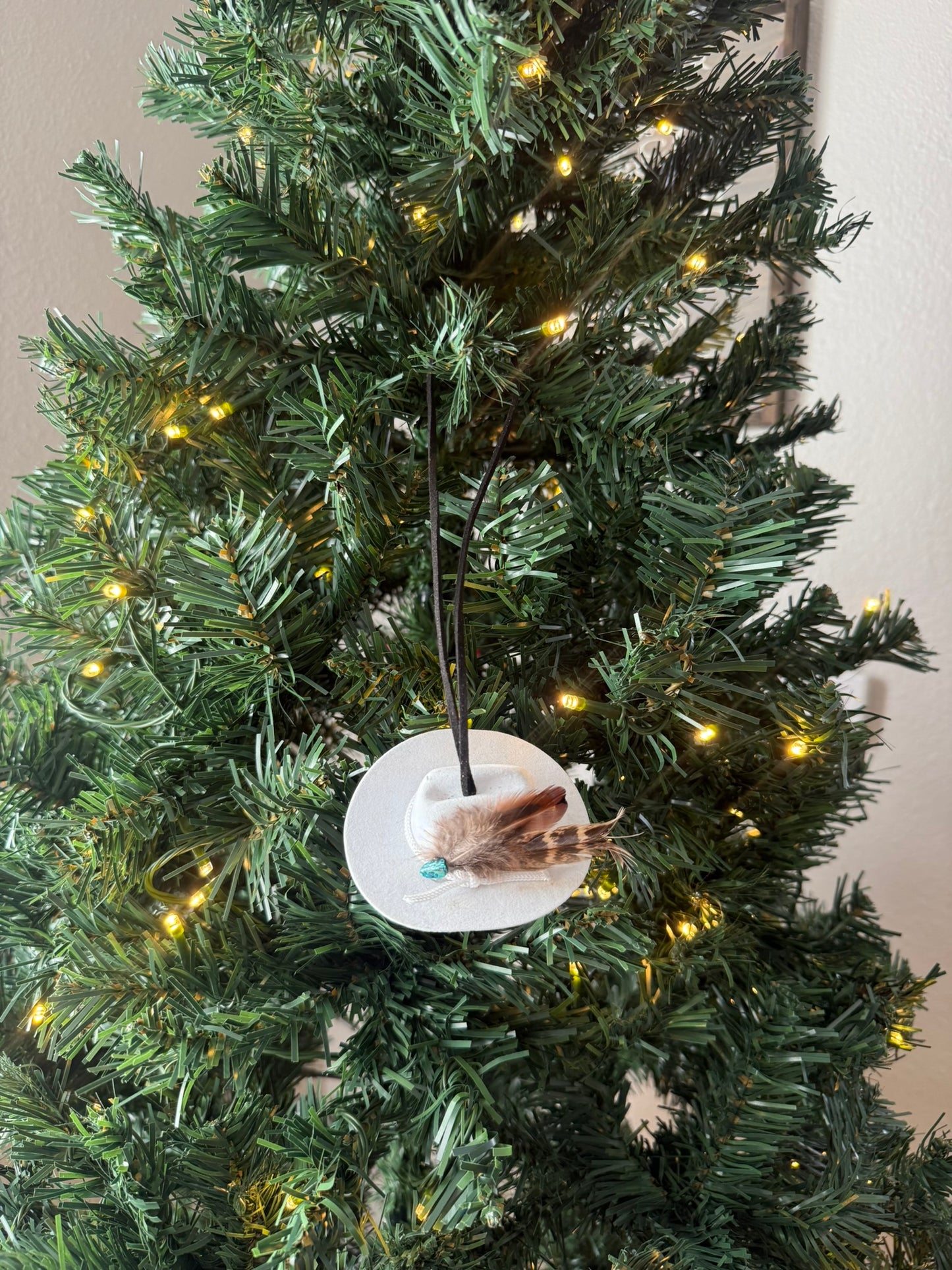 Mini Western Cowboy Hat Ornament