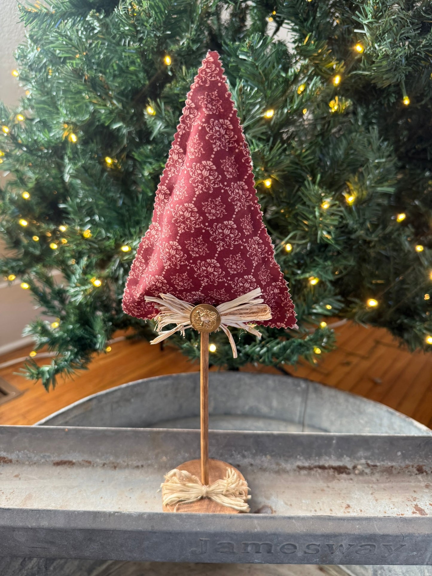 Handmade Fabric Christmas Trees