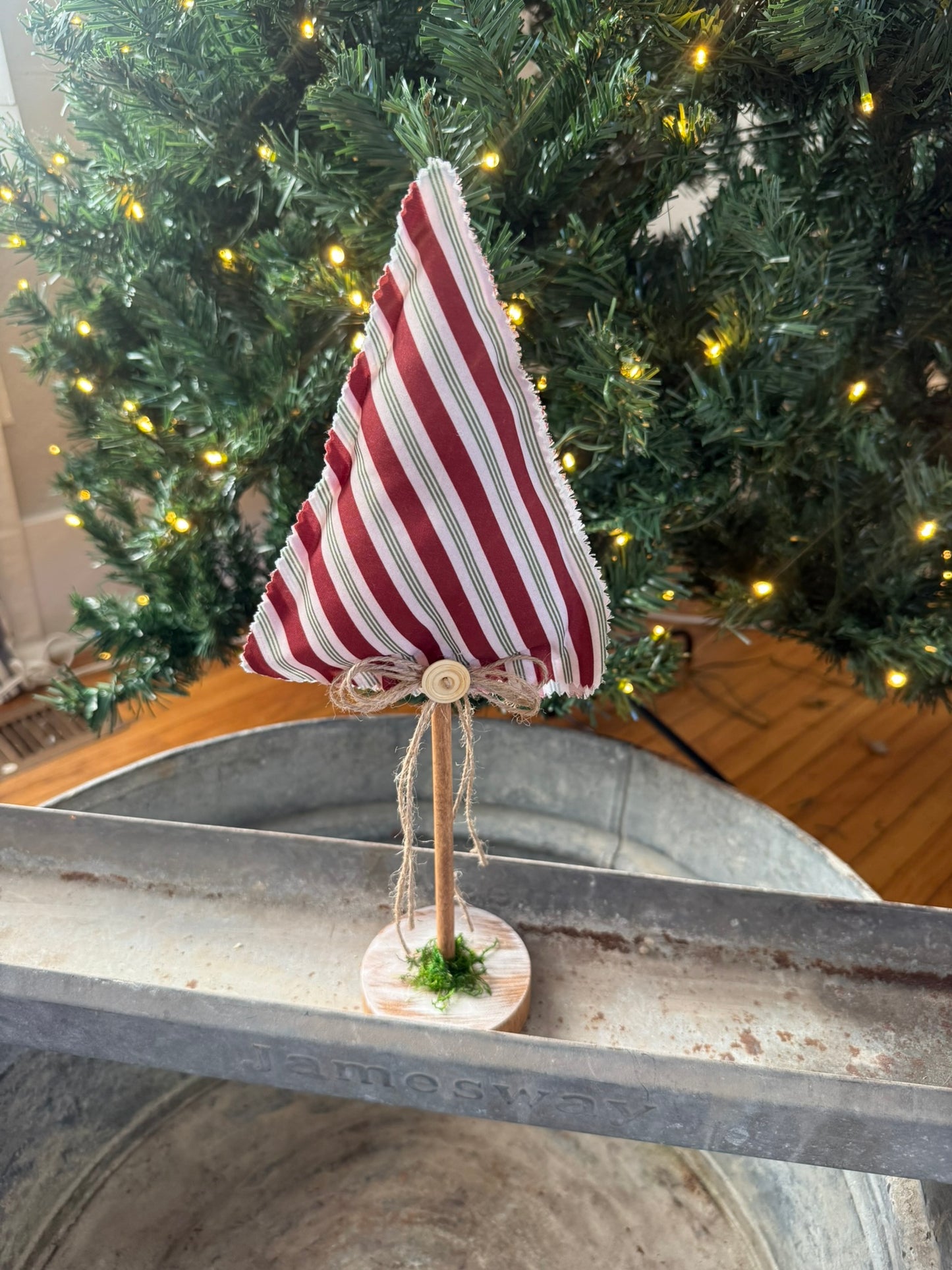 Handmade Fabric Christmas Trees