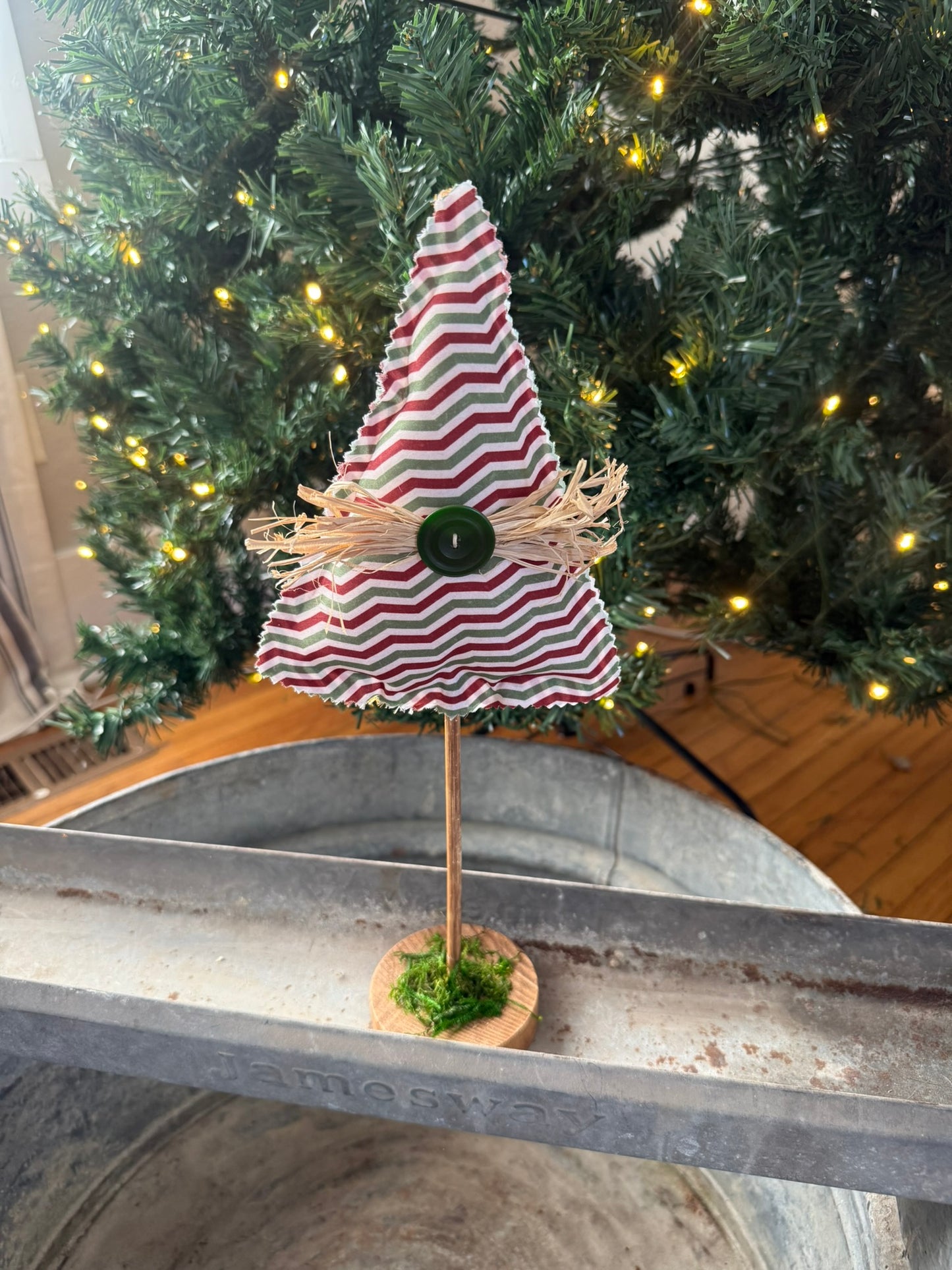 Handmade Fabric Christmas Trees