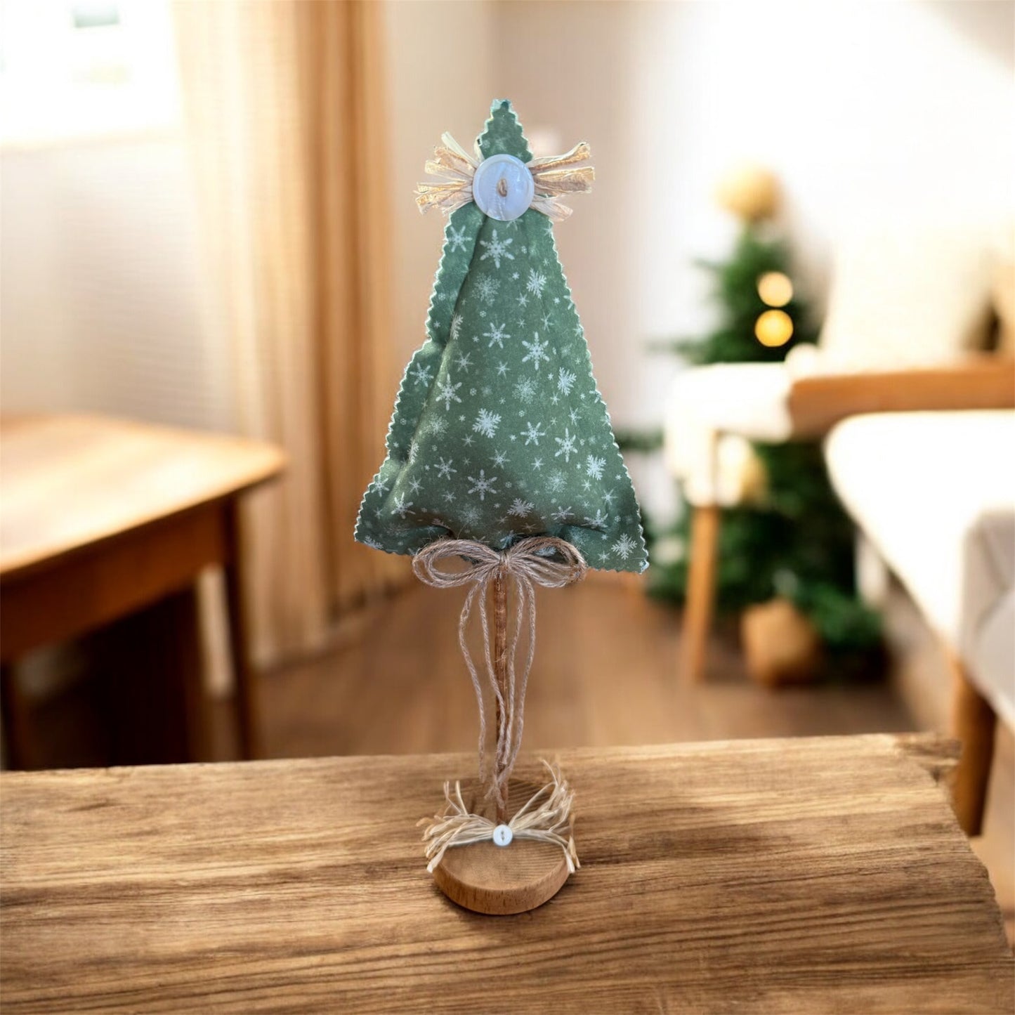 Handmade Fabric Christmas Trees