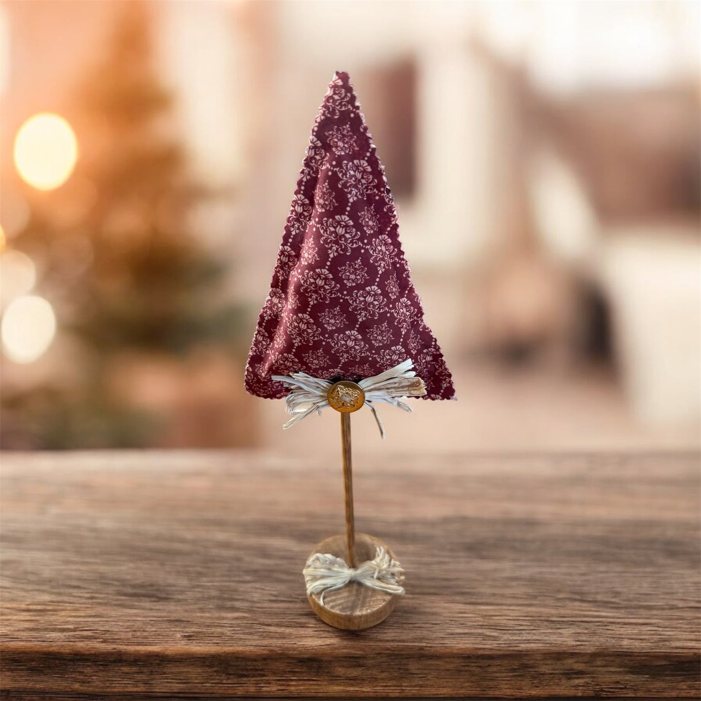Handmade Fabric Christmas Trees