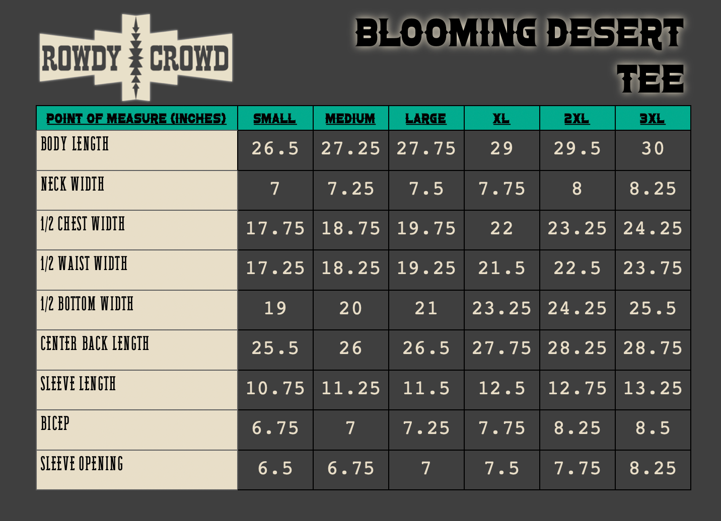 Blooming Desert Tee