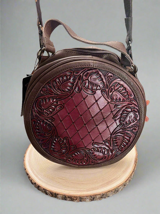 Canteen Genuine Western Leather Women's Crossbody Bag