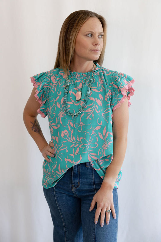 Cotton Candy Printed Top