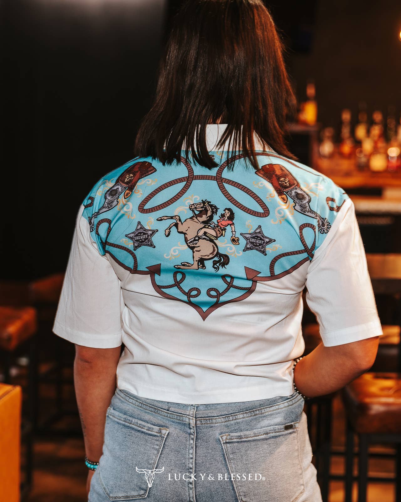 Silver Screen Button Down Short Sleeve Top - small and medium available