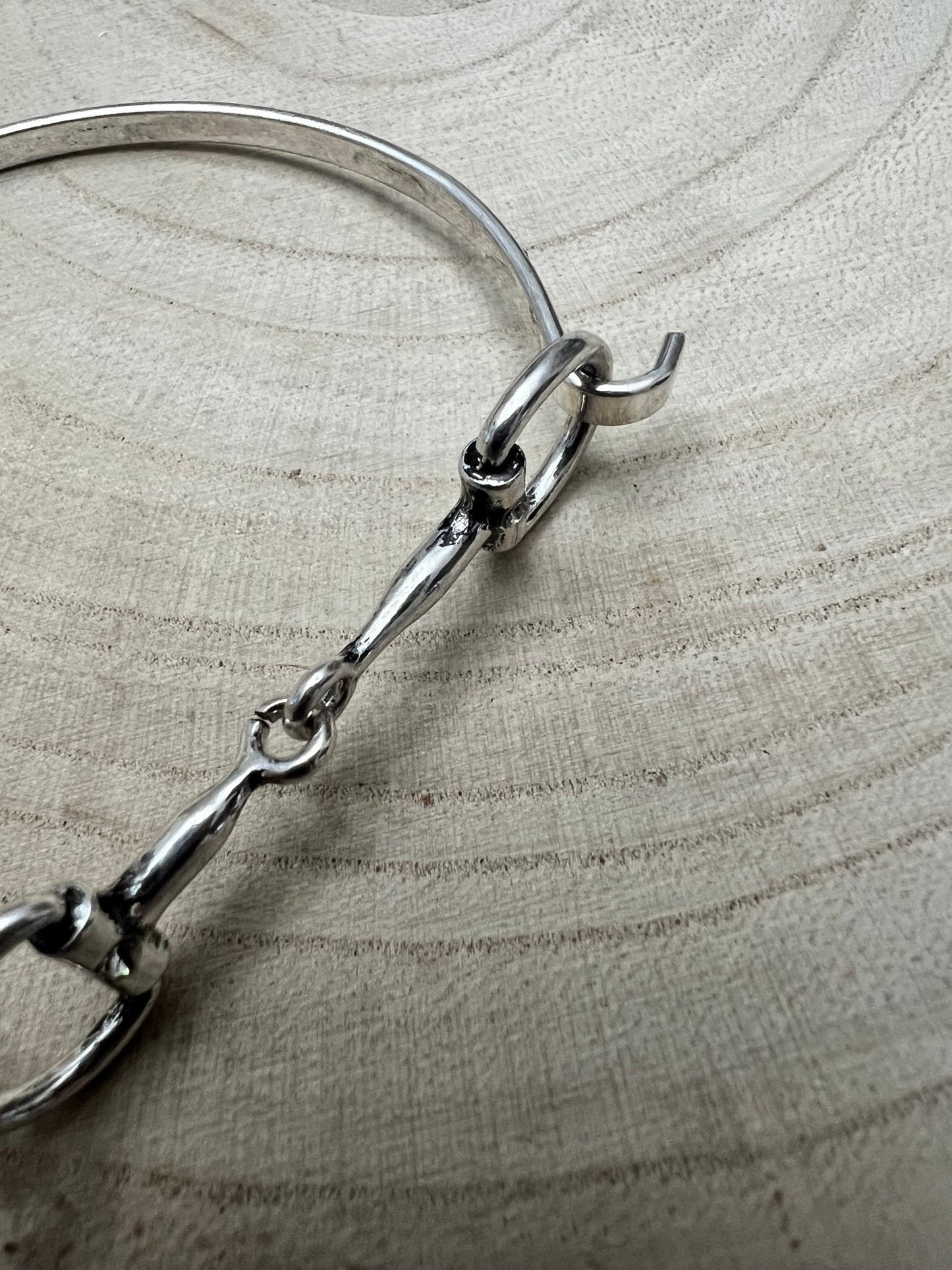 Western Snaffle Bit Easy Clasp Bracelet